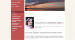 Desktop Screenshot of emmanuelle-gilloots.com